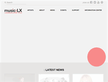 Tablet Screenshot of musiclx.lu